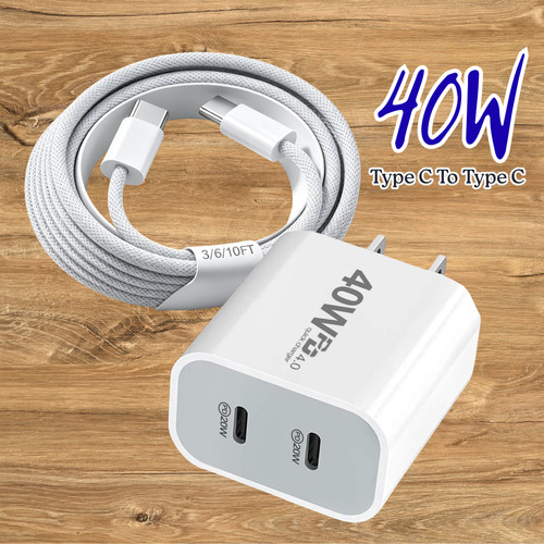 40w usb fast charger - usb-c,